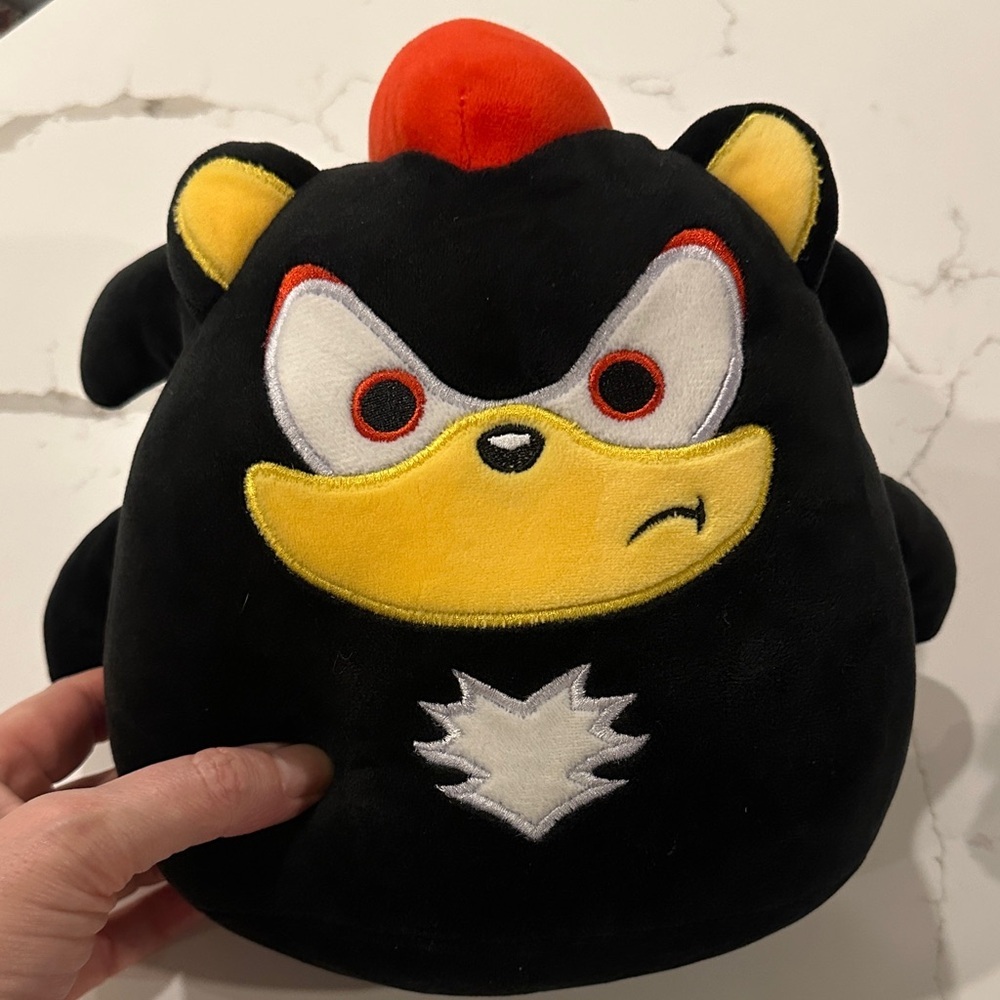 Official Squishmallows SEGA Shadow the Hedgehog plush toy